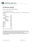 LorAnn Oils Peppermint Super Strength Flavor Nutrition Information