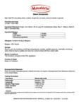 Black Nonpareils Nutrition