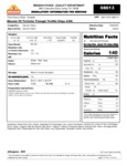 Mission 2 lb. Tri-Color Triangle Corn Tortilla Chips Nutrition Information