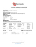Salute Premium Blend Olive Oil Nutrition Sheet