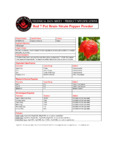 Fiery Farms Red 7 Pot Brain Strain Pepper Powder Nutrition Fiery Farms Red 7 Pot Brain Strain Pepper Powder Nutrition