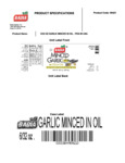 Badia Minced Garlic in Oil Nutrition Badia Minced Garlic in Oil Nutrition
