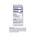 Ocean Spray_103OSOJBND07_Nutrition and Ingredients