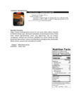 Cappuccine Specialties_103PW18CINBN_nutrition