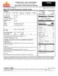 87610400 Nutrition Sheet