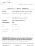 Nutrition Sheet Nutrition Sheet