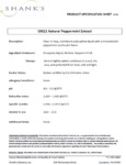 Nutrition Sheet