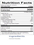 Dutch Valley Carob Powder Nutrition