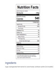 Kargher Sweetened Carob Chips Nutrition