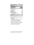 104KDK1342 Nutrition Label