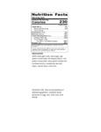 104KDK1497 Nutrition Label
