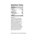 MIX CAKE WHITE 50# PILLSBURY nutrition information