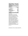 MIX CAKE CHOCOLATE DOUBLE DARK 50# PILLSBURY nutrition information