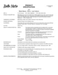 Bella Vista Black Bean Nutrition