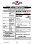Original Boiled Peanuts Nutrition
