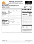 Mission 3 oz. Portion Pack Yellow Round Nacho Chips Nutrition Information