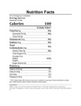 strawberry lemonade 1 gal nutrition