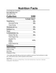 blueberry 8oz nutrition