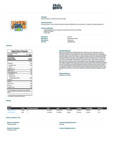 108TKB97812RR_nutrition 108TKB97812RR_nutrition