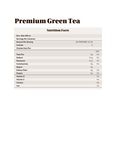 Nutrition Sheet
