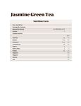 Nutrition Sheet