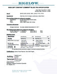 Nutrition Sheet