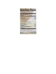 Nutrition Sheet