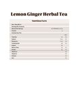 Nutrition Sheet