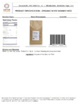 Lotus Organic White Basmati Rice Nutrition