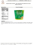 Lotus Tom Yum Soup Nutrition