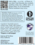 Aromatic All the Bitter Nutrition