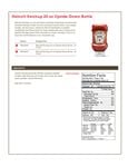Nutrition Sheet