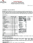 Admiration Honey Mustard Nutrition Admiration Honey Mustard Nutrition