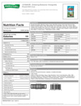 Hidden Valley 1.5 oz. Balsamic Vinaigrette Packet Nutrition Information