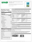 Hidden Valley 1.5 oz. Blue Cheese Dressing Packet Nutrition Information