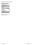 Nutrition Sheet