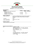 Nutrition Sheet