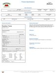 Nutrition Sheet