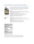 Nutrition Sheet