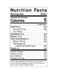 LorAnn Cookie Butter Flavor Fountain Syrup Nutrition Information