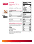 18769 nutrition and spec sheet