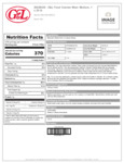 20628520 GL Food Cracker Meal Medium Nutrition