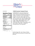 Hope's Cookies Caramel Pecan Nutrition