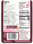 Master of Mixes Paloma Syrup Nutrition