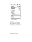25 lb. BUTTERFINGER Minis Nutrition