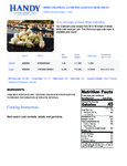 Handy 1 lb. Colossal Lump 30/40 Crab Meat Nutrition Information