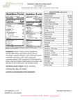 3328 J&J Cinnamon Sugar Churro Nutrition