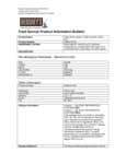 HERSHEY'S 25 lb. Semi-Sweet Chocolate 1M Baking Chips Nutrition