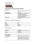Specs & Nutrition Facts