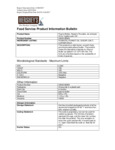 Specs & Nutrition Facts